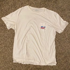 Vineyard Vines white short sleeve Fourth of July themed